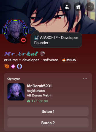 Discord RPC Örneği